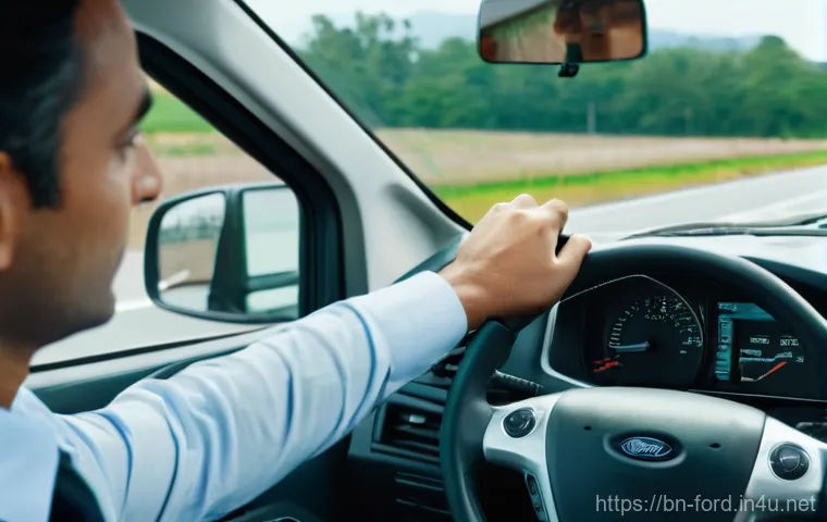 포드 트랜짓 밴의 보험료 절약 방법 - **Prompt 2: Secure Van Parking for Peace of Mind**
    "A clean, modern Ford Transit van is meticulo...