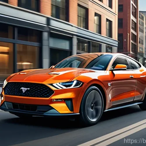 Home 27 포드 머스탱 마하 E의 배터리 수명 - Urban Efficiency: The Joy of Regenerative Braking**
"A dynamic, eye-level shot of a sleek Ford Must...